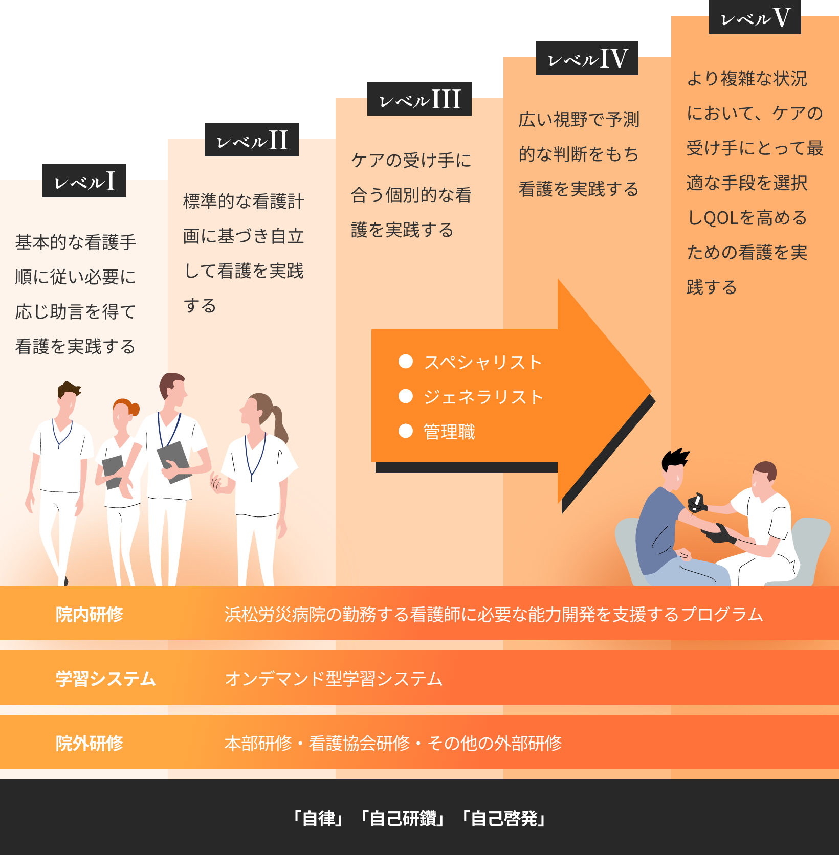 キャリアラダー概念図